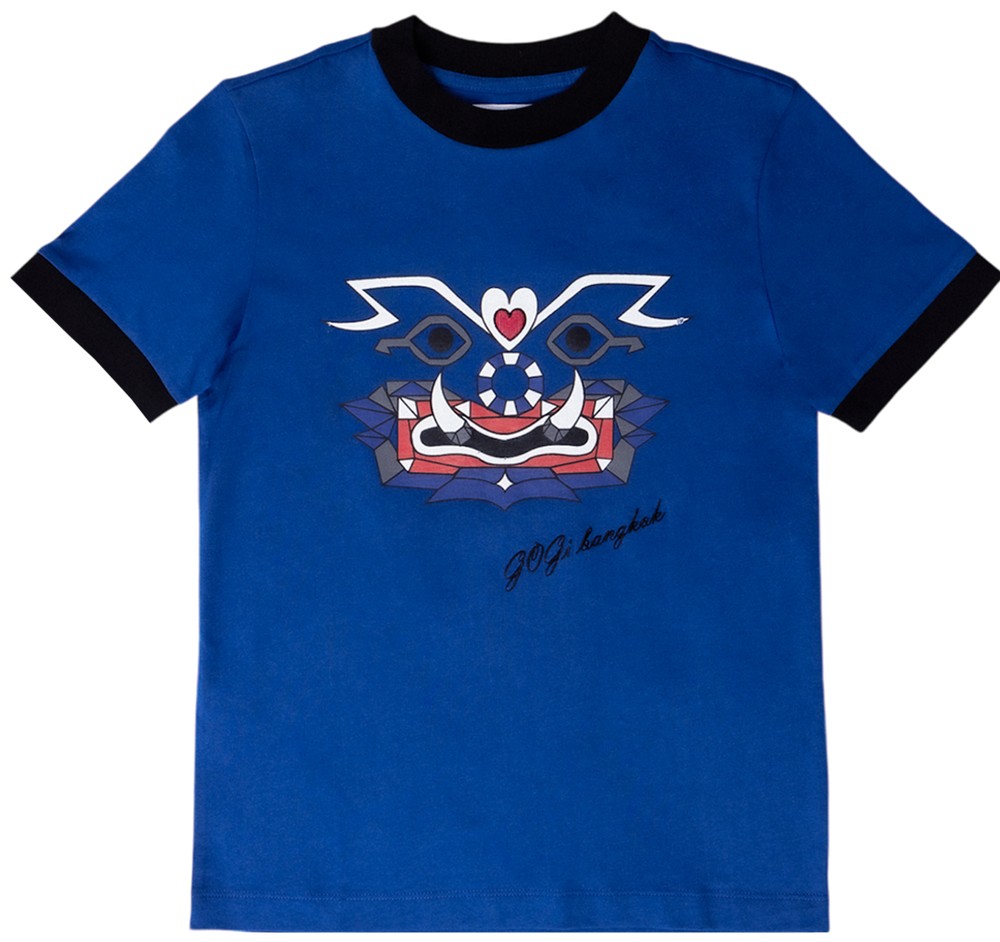 Yak Crew-neck in Blue