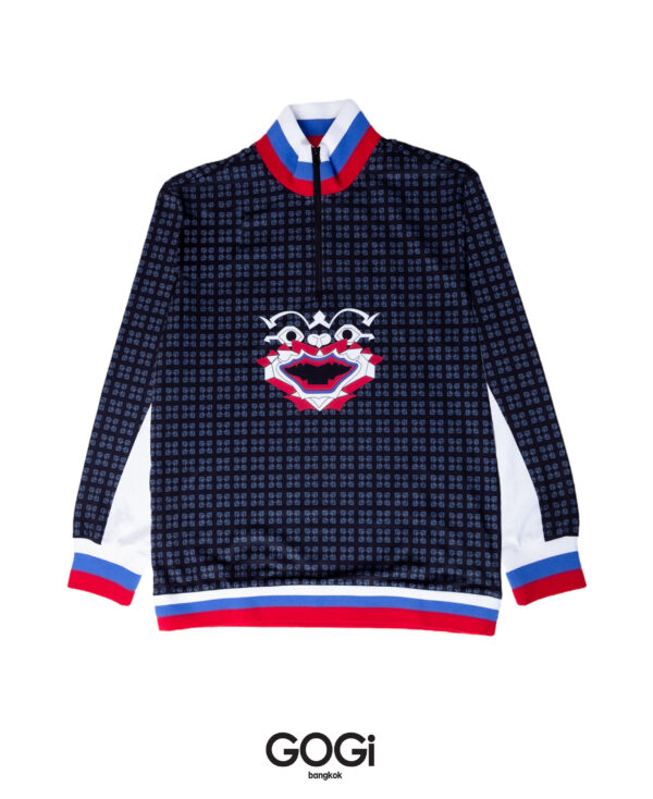 Half zip sweatshirt